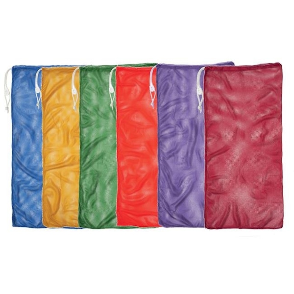 Champion Sports Champion Sports CHSMB22SET Assorted Color Mesh Equipment Bag - Set of 6 CHSMB22SET - main